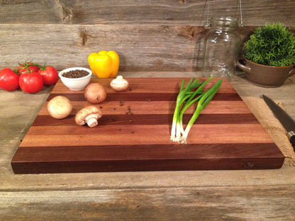 Walnut Butcher Block Reversible Canuck Cutting Board - 1 1/4" x 12" x 18"